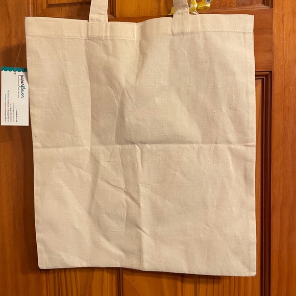 CUTE ANIMATED “NERD” FABRIC TOTE BAG Cartoon Girl Kawaii Style Eyeglasses Anime - Picture 6 of 9